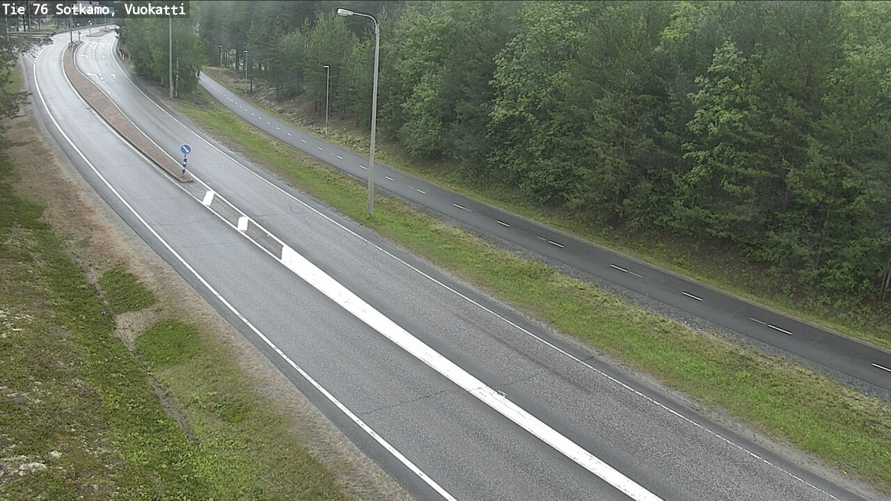 Weather Camera Image Road 76 Sotkamo, Vuokatti, Sotkamo, Kainuu