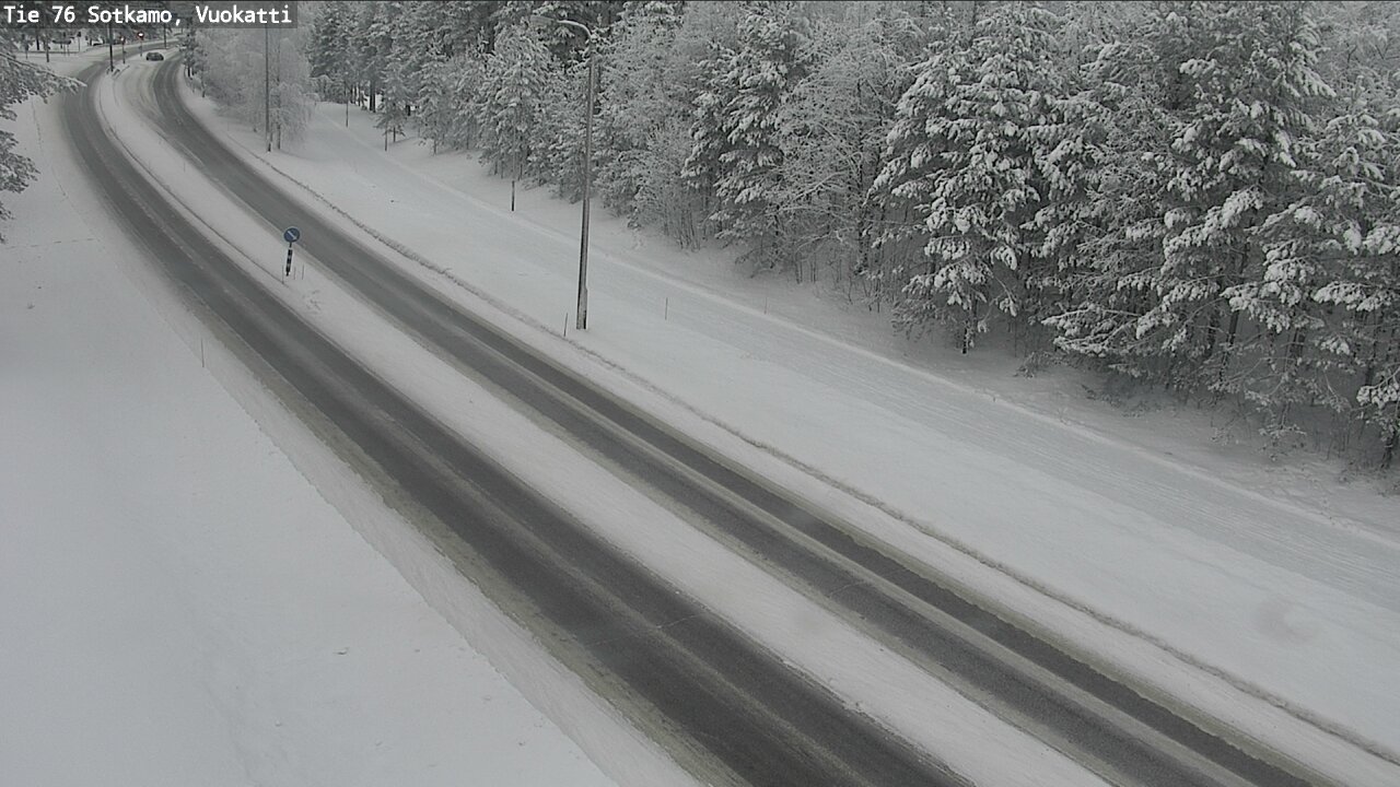 Weather Camera Image Road 76 Sotkamo, Vuokatti, Sotkamo, Kainuu