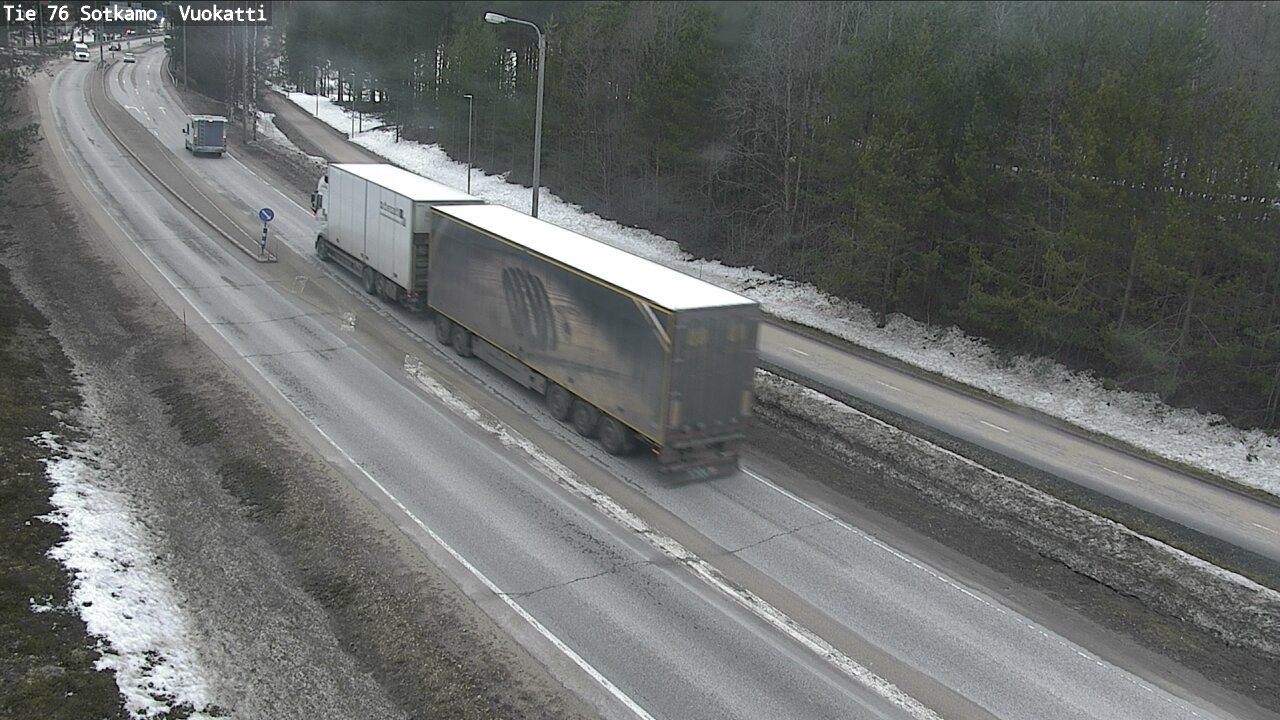 Weather Camera Image Väg 76 Sotkamo, Vuokatti, Sotkamo, Kainuu