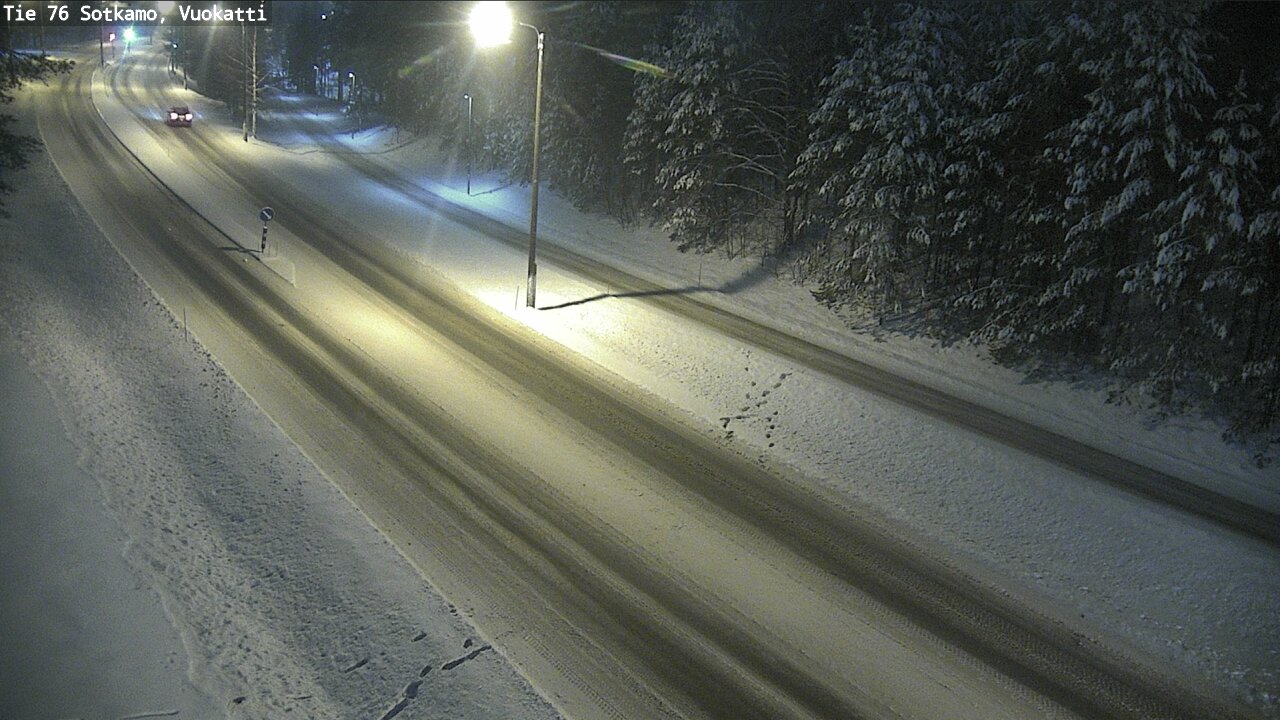 Weather Camera Image Väg 76 Sotkamo, Vuokatti, Sotkamo, Kainuu