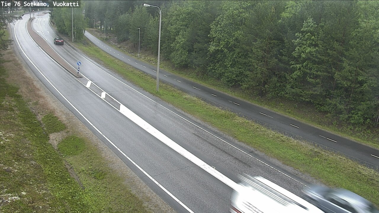 Weather Camera Image Väg 76 Sotkamo, Vuokatti, Sotkamo, Kainuu