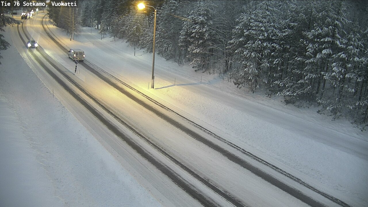 Weather Camera Image Väg 76 Sotkamo, Vuokatti, Sotkamo, Kainuu
