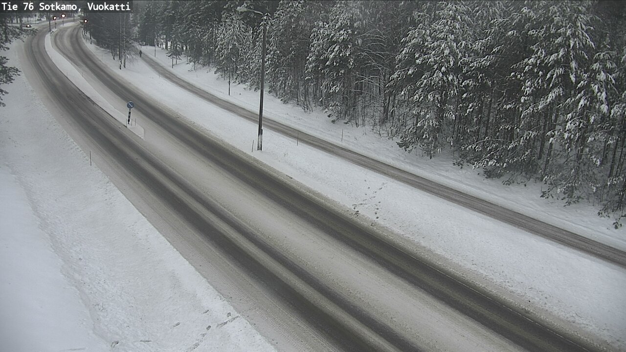 Weather Camera Image Väg 76 Sotkamo, Vuokatti, Sotkamo, Kainuu
