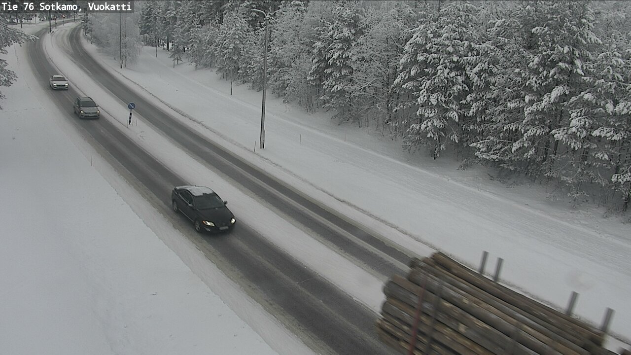 Weather Camera Image Road 76 Sotkamo, Vuokatti, Sotkamo, Kainuu