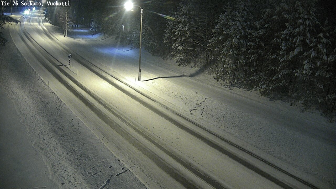 Weather Camera Image Väg 76 Sotkamo, Vuokatti, Sotkamo, Kainuu