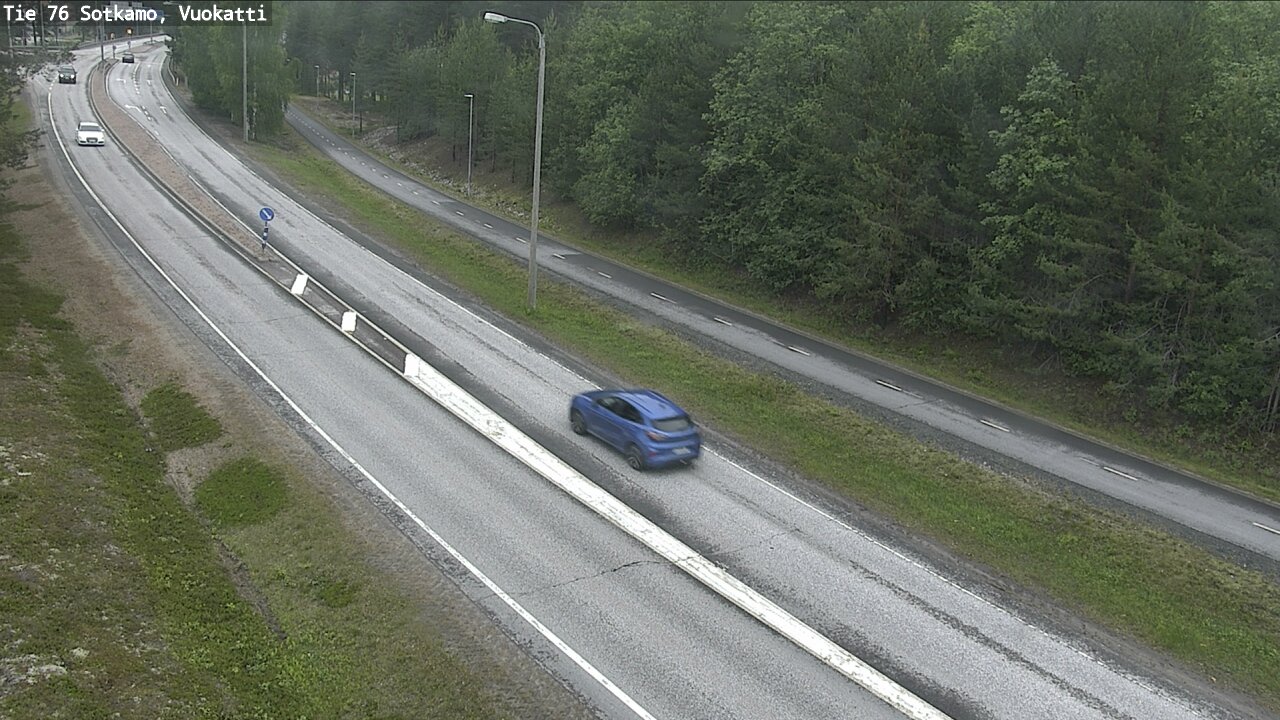 Weather Camera Image Road 76 Sotkamo, Vuokatti, Sotkamo, Kainuu