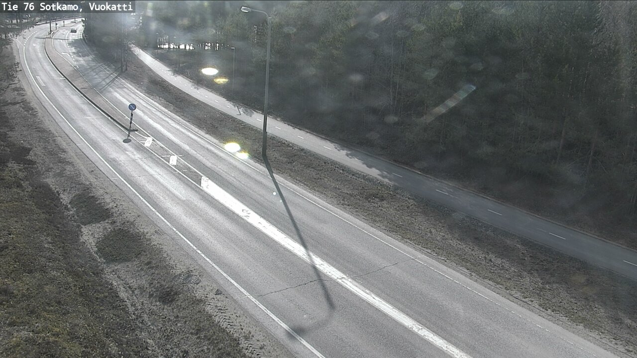 Weather Camera Image Road 76 Sotkamo, Vuokatti, Sotkamo, Kainuu
