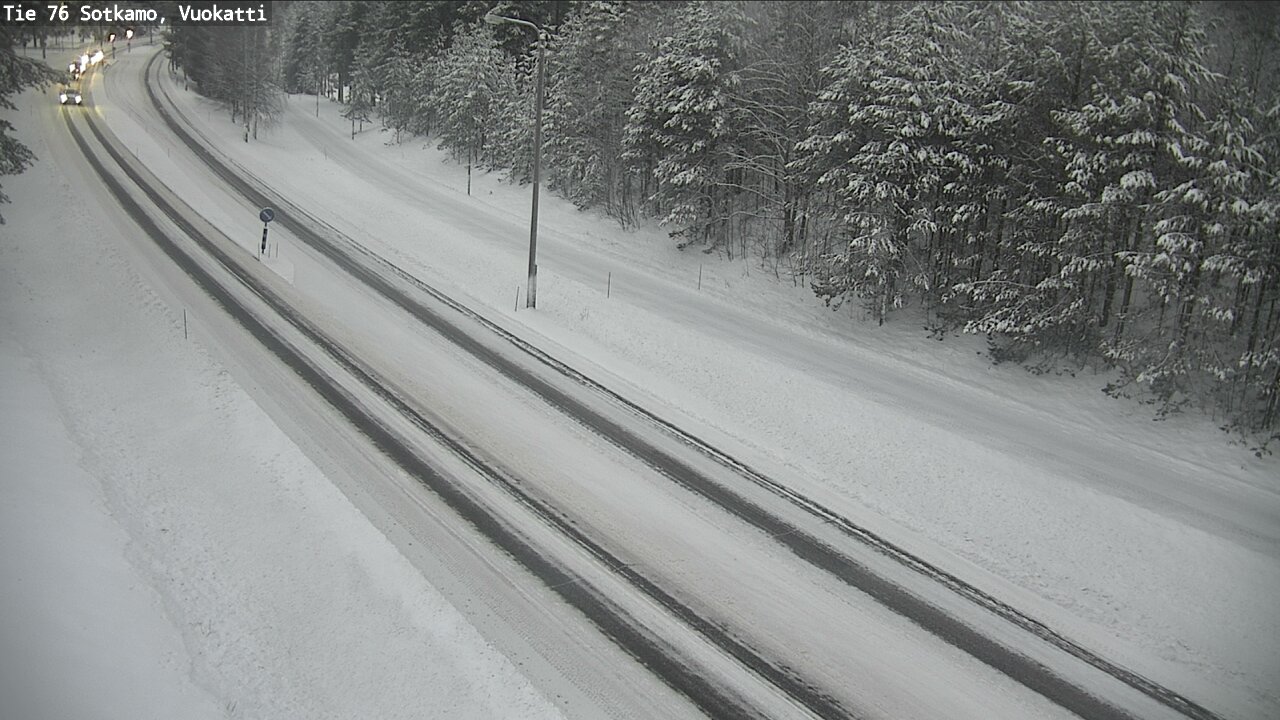 Weather Camera Image Väg 76 Sotkamo, Vuokatti, Sotkamo, Kainuu