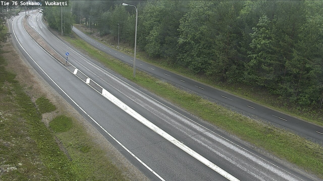 Weather Camera Image Road 76 Sotkamo, Vuokatti, Sotkamo, Kainuu