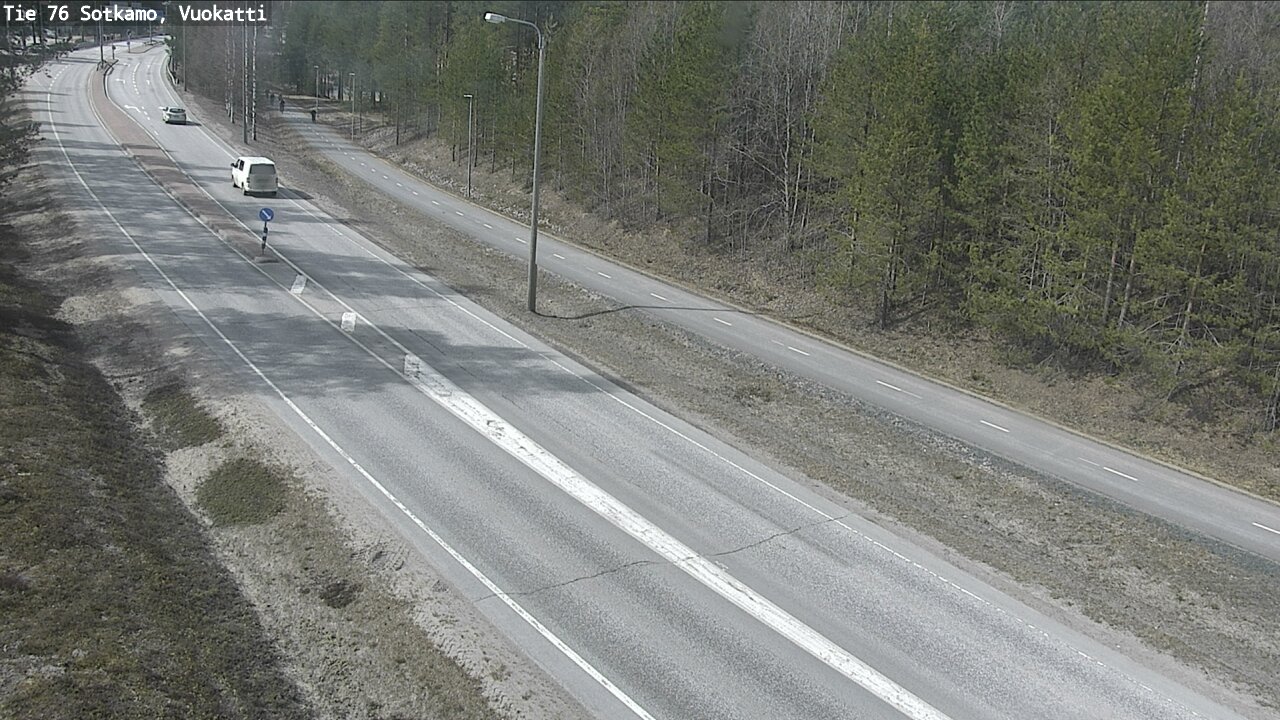 Weather Camera Image Road 76 Sotkamo, Vuokatti, Sotkamo, Kainuu
