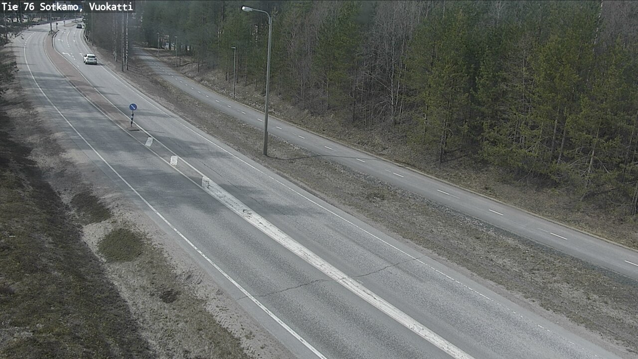 Weather Camera Image Road 76 Sotkamo, Vuokatti, Sotkamo, Kainuu