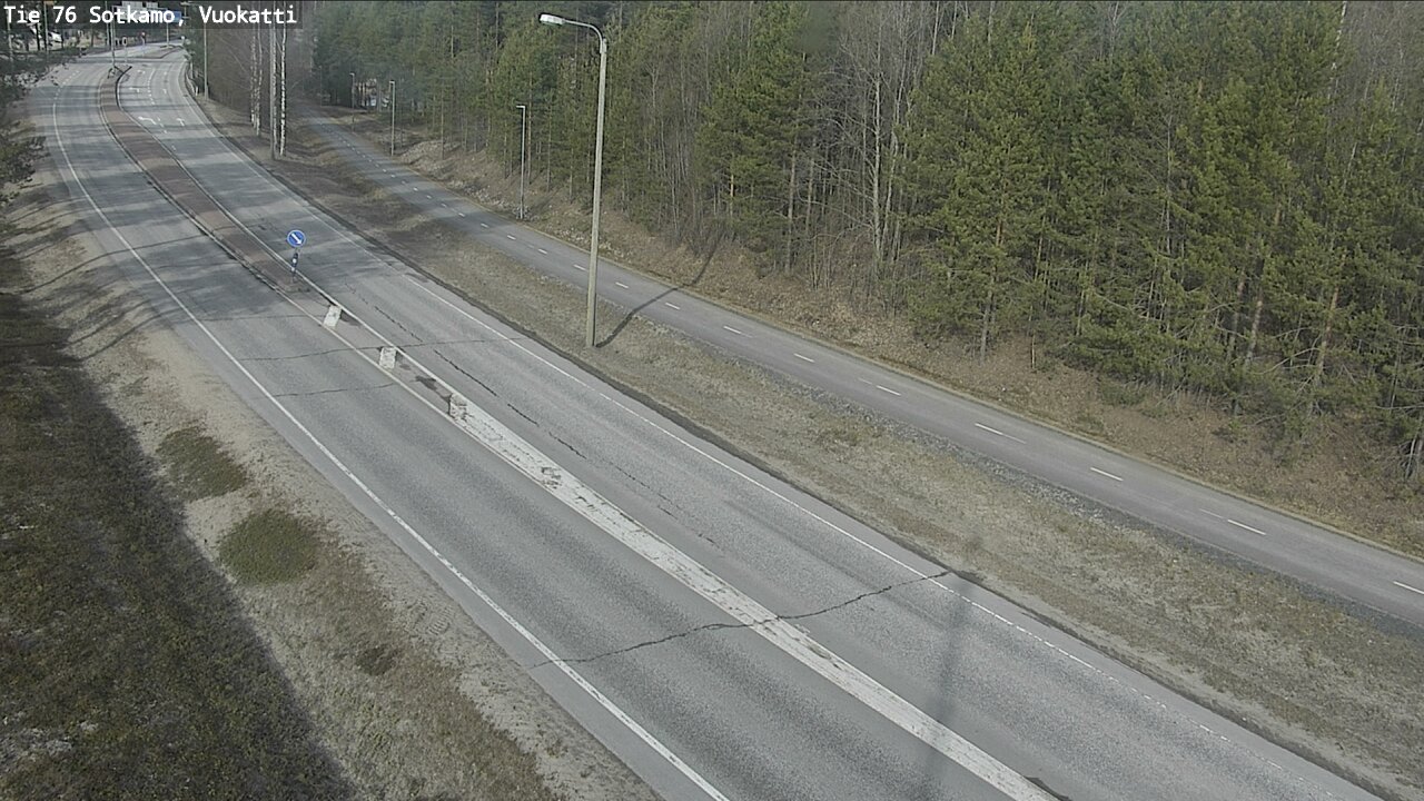 Weather Camera Image Road 76 Sotkamo, Vuokatti, Sotkamo, Kainuu