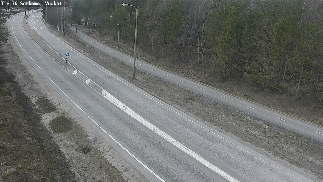 Weather Camera Image Road 76 Sotkamo, Vuokatti, Sotkamo, Kainuu