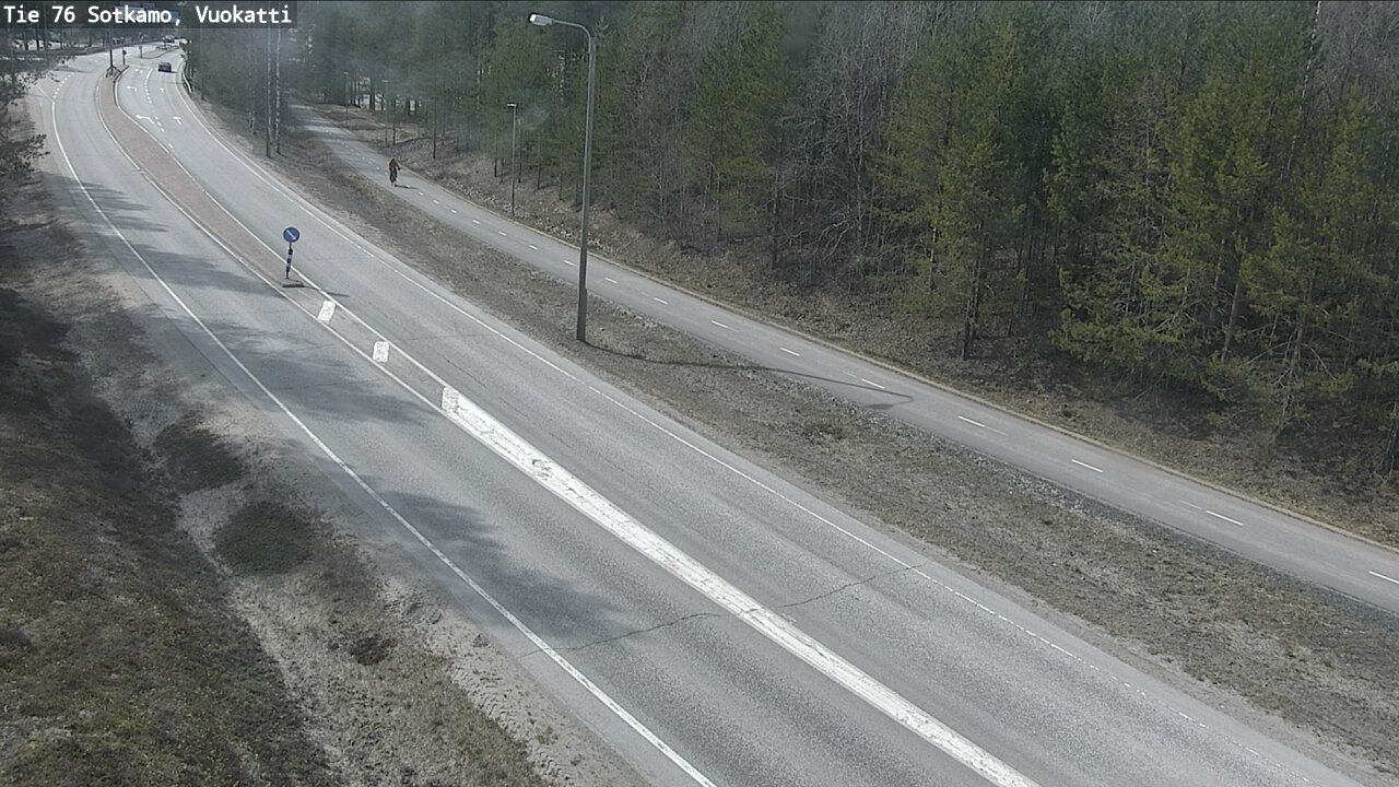 Weather Camera Image Road 76 Sotkamo, Vuokatti, Sotkamo, Kainuu