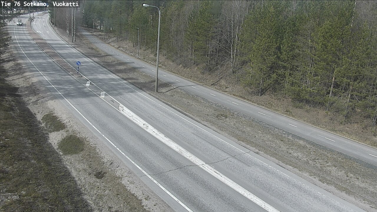 Weather Camera Image Road 76 Sotkamo, Vuokatti, Sotkamo, Kainuu