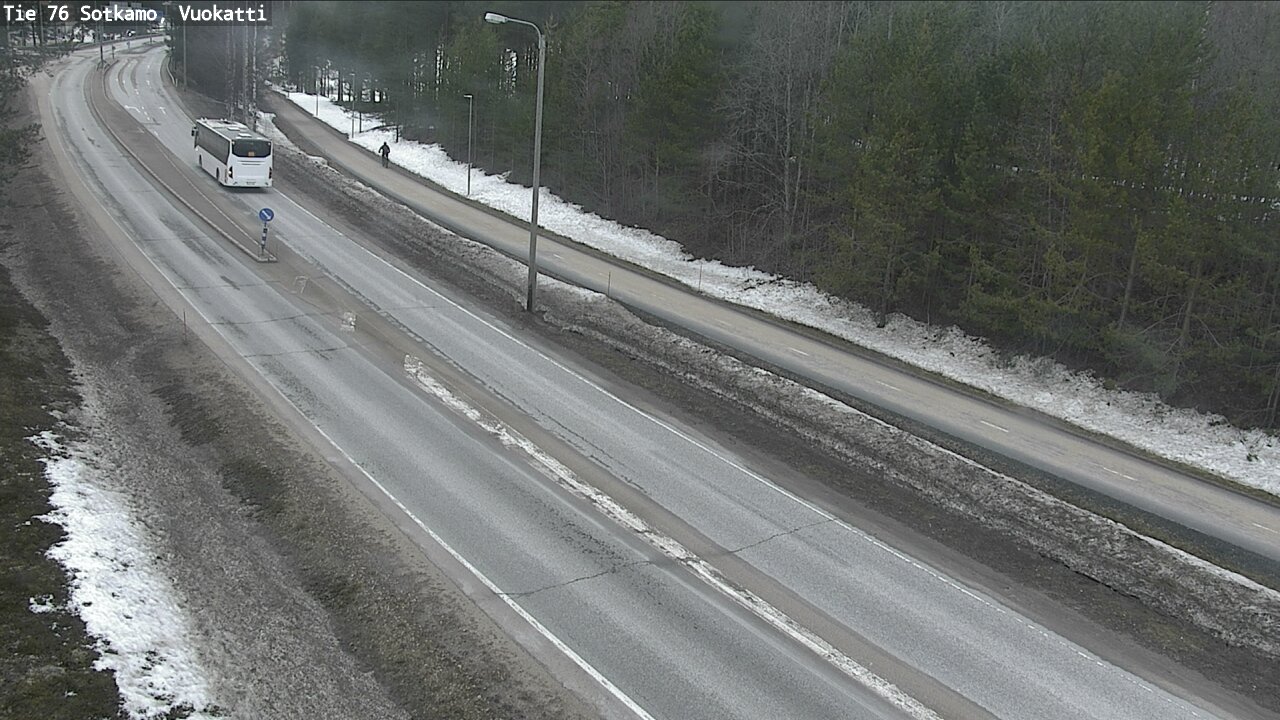 Weather Camera Image Väg 76 Sotkamo, Vuokatti, Sotkamo, Kainuu
