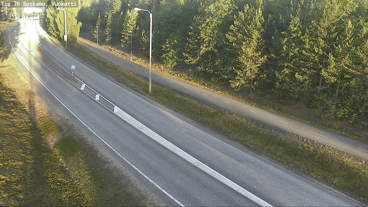 Weather Camera Image Road 76 Sotkamo, Vuokatti, Sotkamo, Kainuu