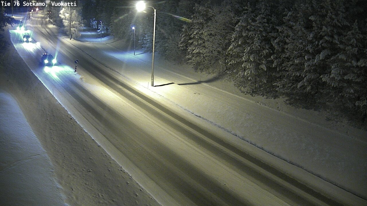Weather Camera Image Road 76 Sotkamo, Vuokatti, Sotkamo, Kainuu