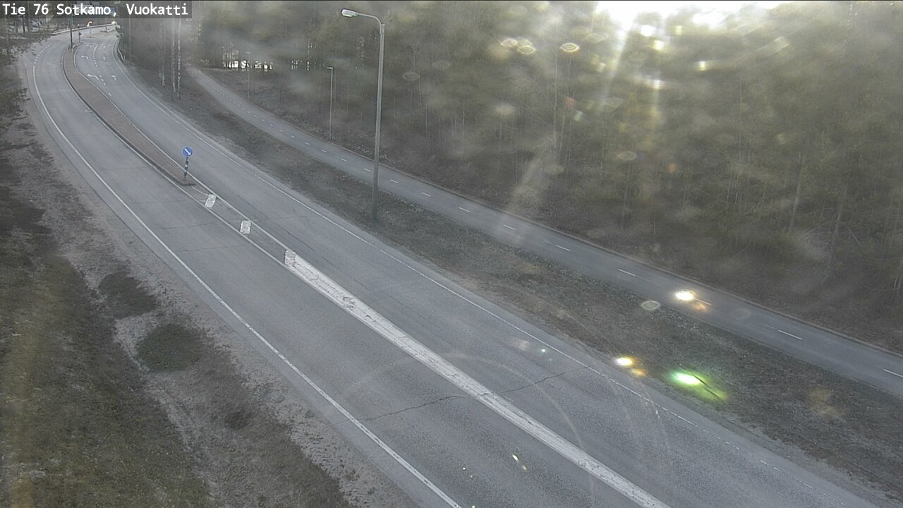 Weather Camera Image Road 76 Sotkamo, Vuokatti, Sotkamo, Kainuu