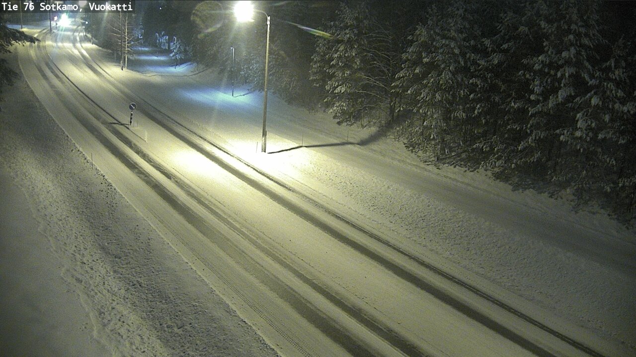 Weather Camera Image Väg 76 Sotkamo, Vuokatti, Sotkamo, Kainuu