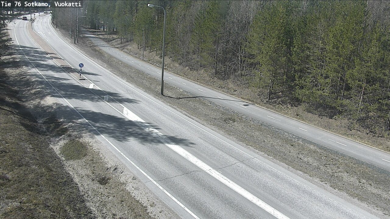 Weather Camera Image Road 76 Sotkamo, Vuokatti, Sotkamo, Kainuu