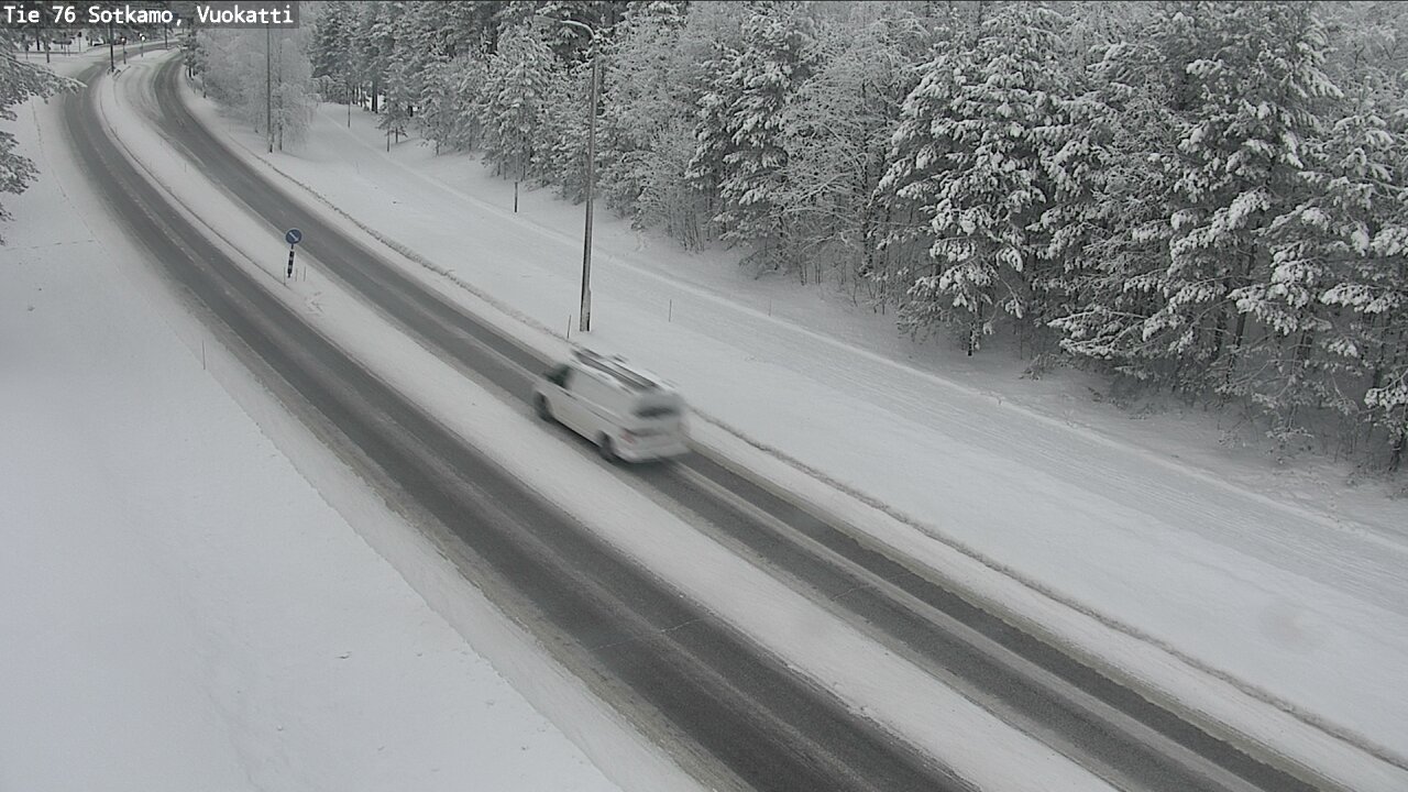 Weather Camera Image Road 76 Sotkamo, Vuokatti, Sotkamo, Kainuu