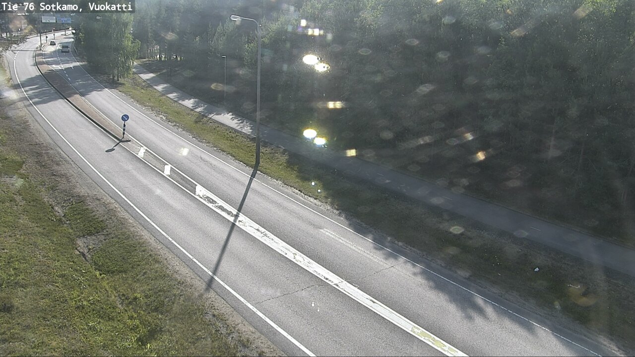 Weather Camera Image Road 76 Sotkamo, Vuokatti, Sotkamo, Kainuu