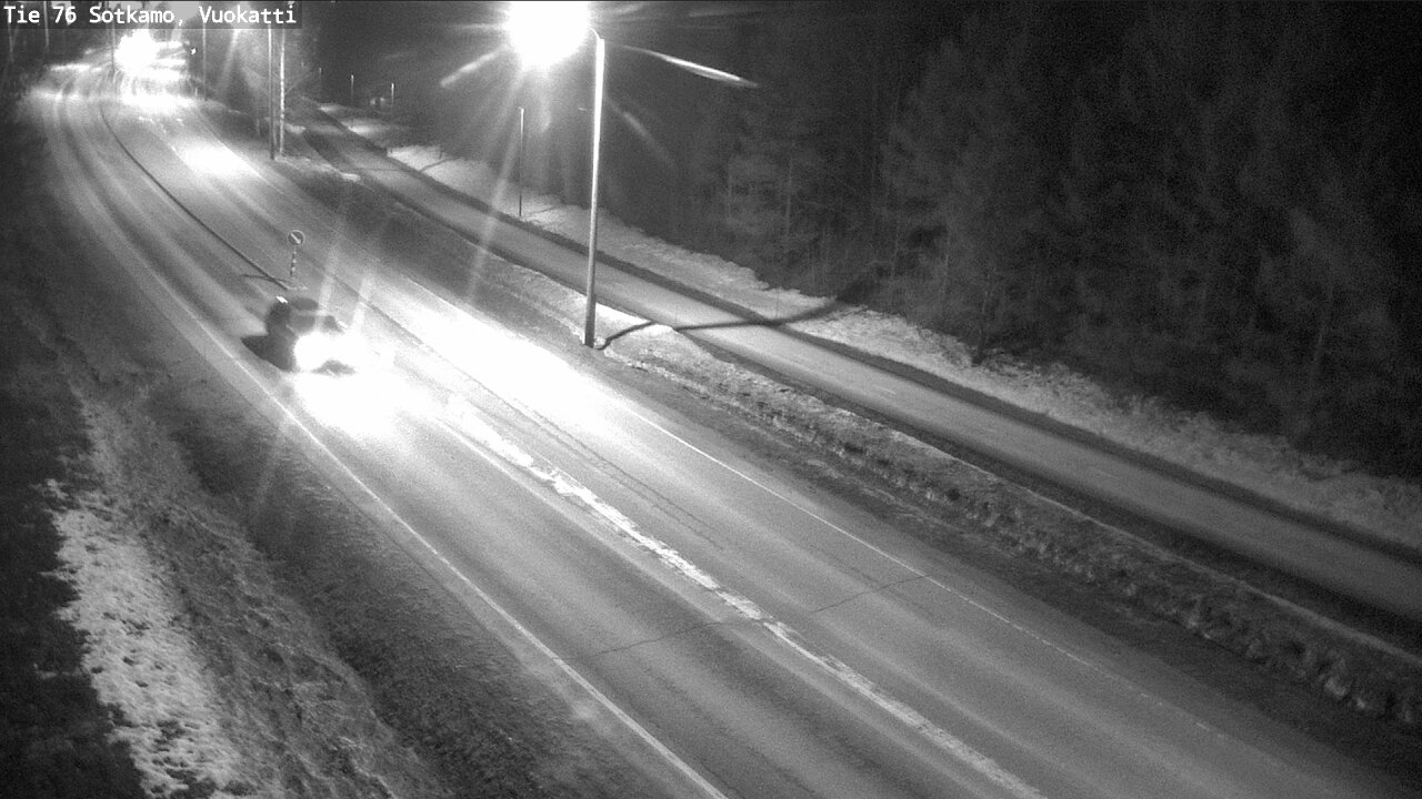 Weather Camera Image Väg 76 Sotkamo, Vuokatti, Sotkamo, Kainuu