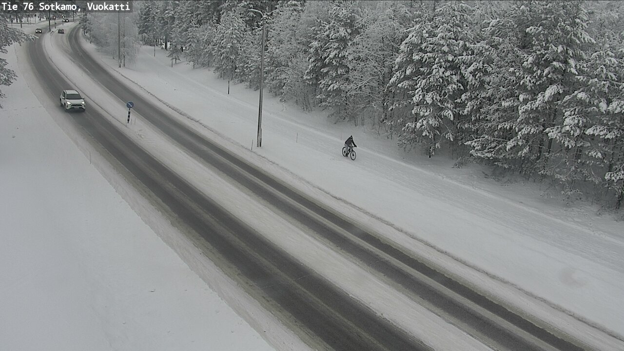 Weather Camera Image Road 76 Sotkamo, Vuokatti, Sotkamo, Kainuu