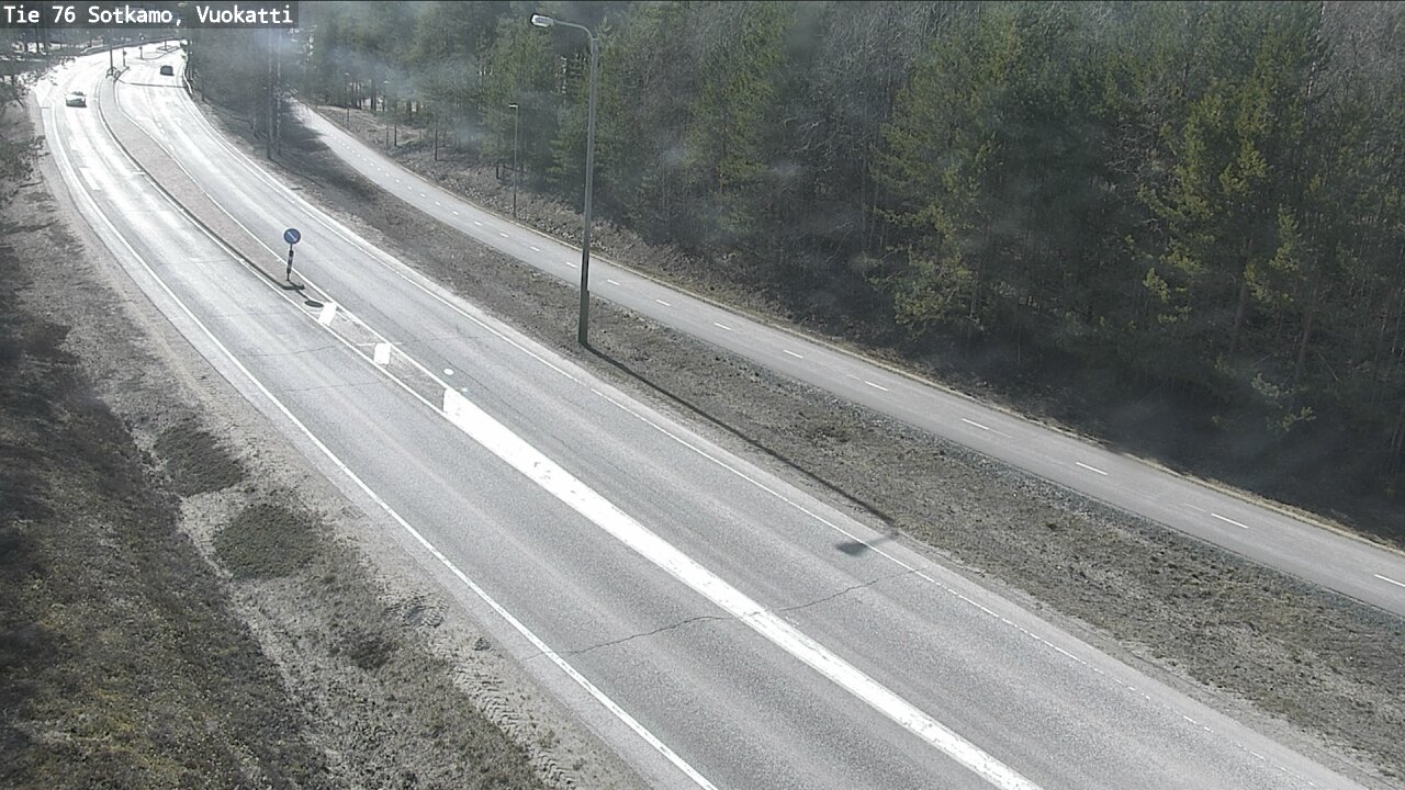 Weather Camera Image Road 76 Sotkamo, Vuokatti, Sotkamo, Kainuu