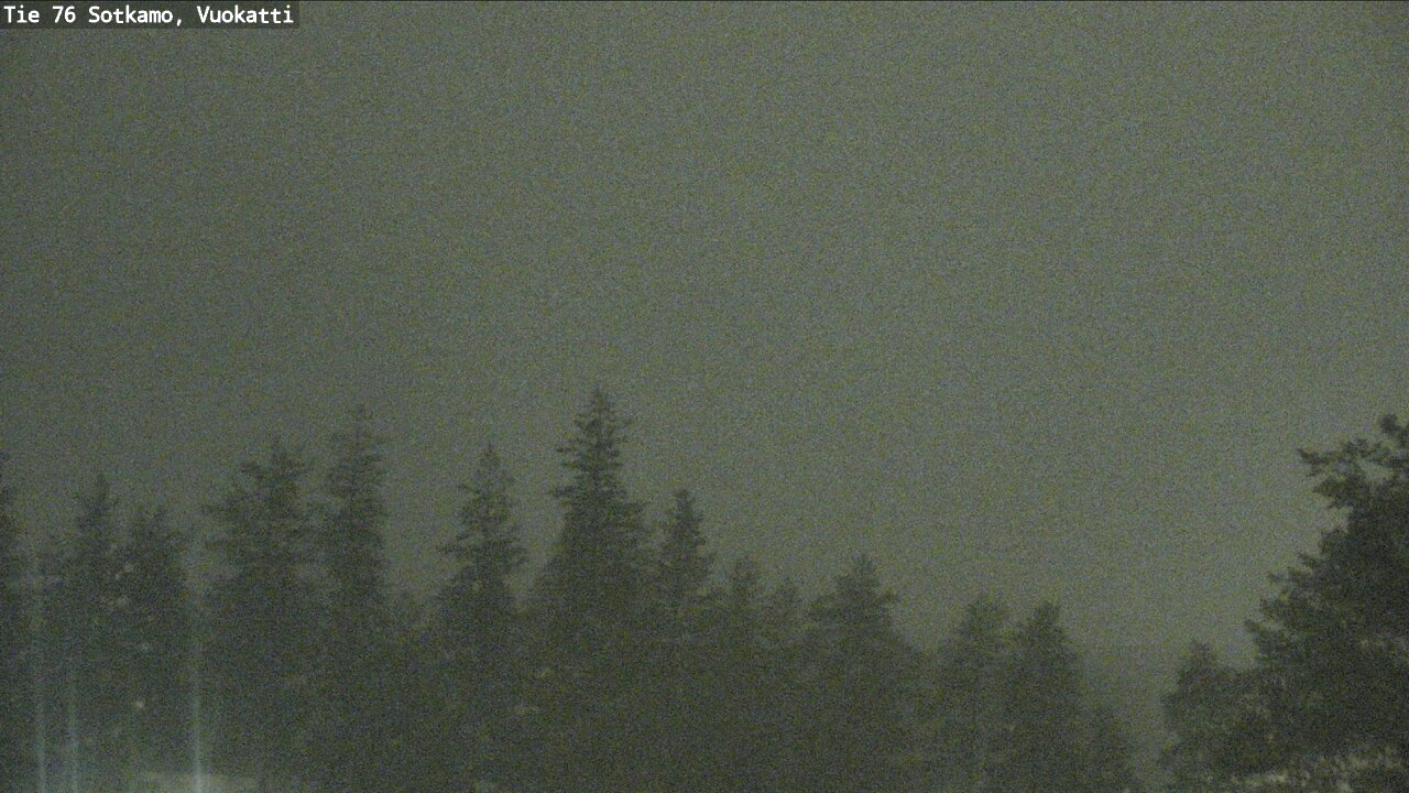 Weather Camera Image Väg 76 Sotkamo, Vuokatti, Sotkamo, Kainuu