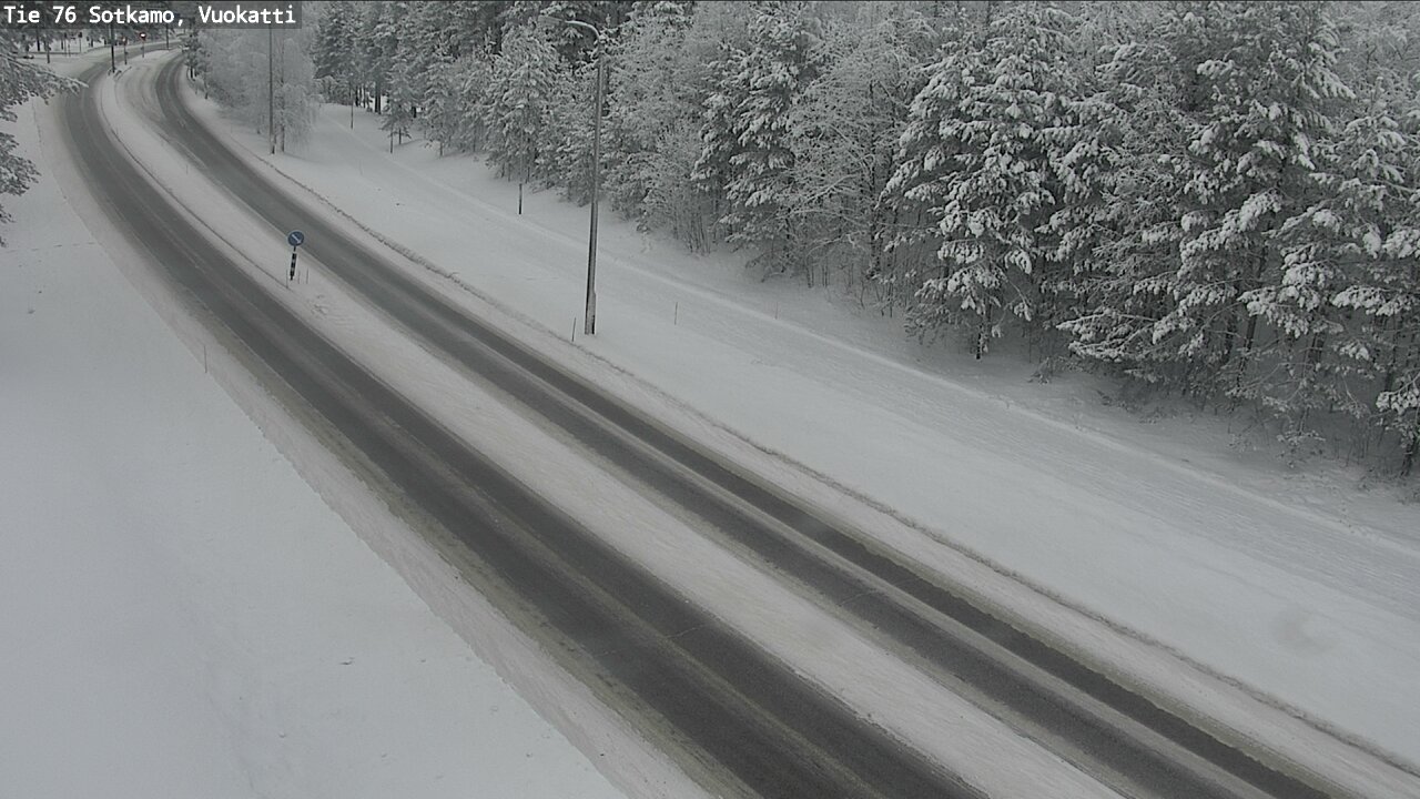 Weather Camera Image Road 76 Sotkamo, Vuokatti, Sotkamo, Kainuu