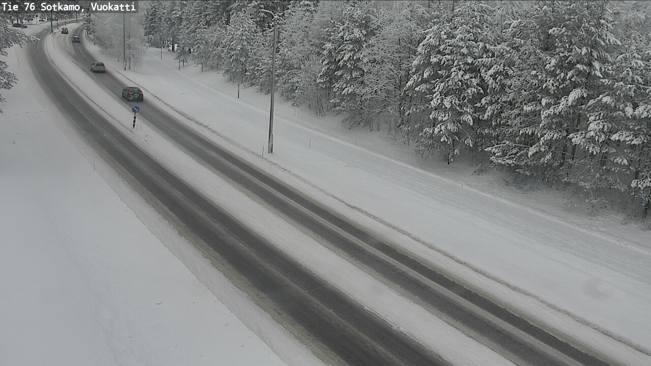 Weather Camera Image Road 76 Sotkamo, Vuokatti, Sotkamo, Kainuu