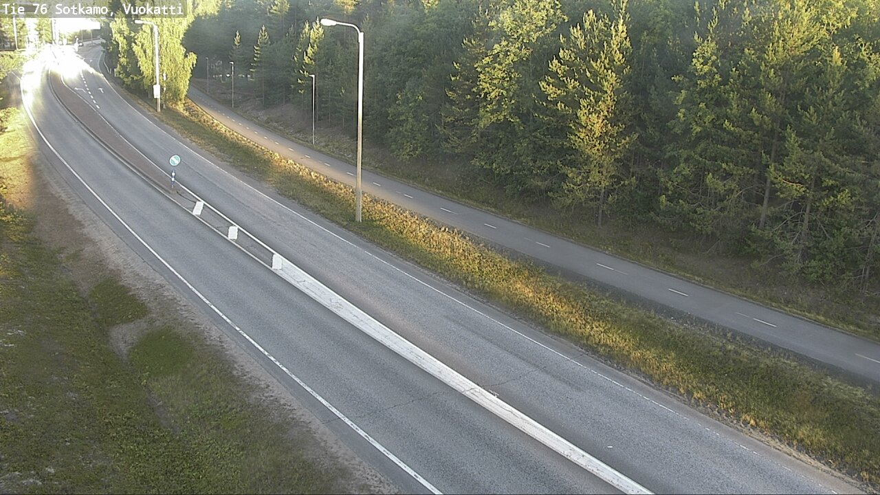 Weather Camera Image Road 76 Sotkamo, Vuokatti, Sotkamo, Kainuu
