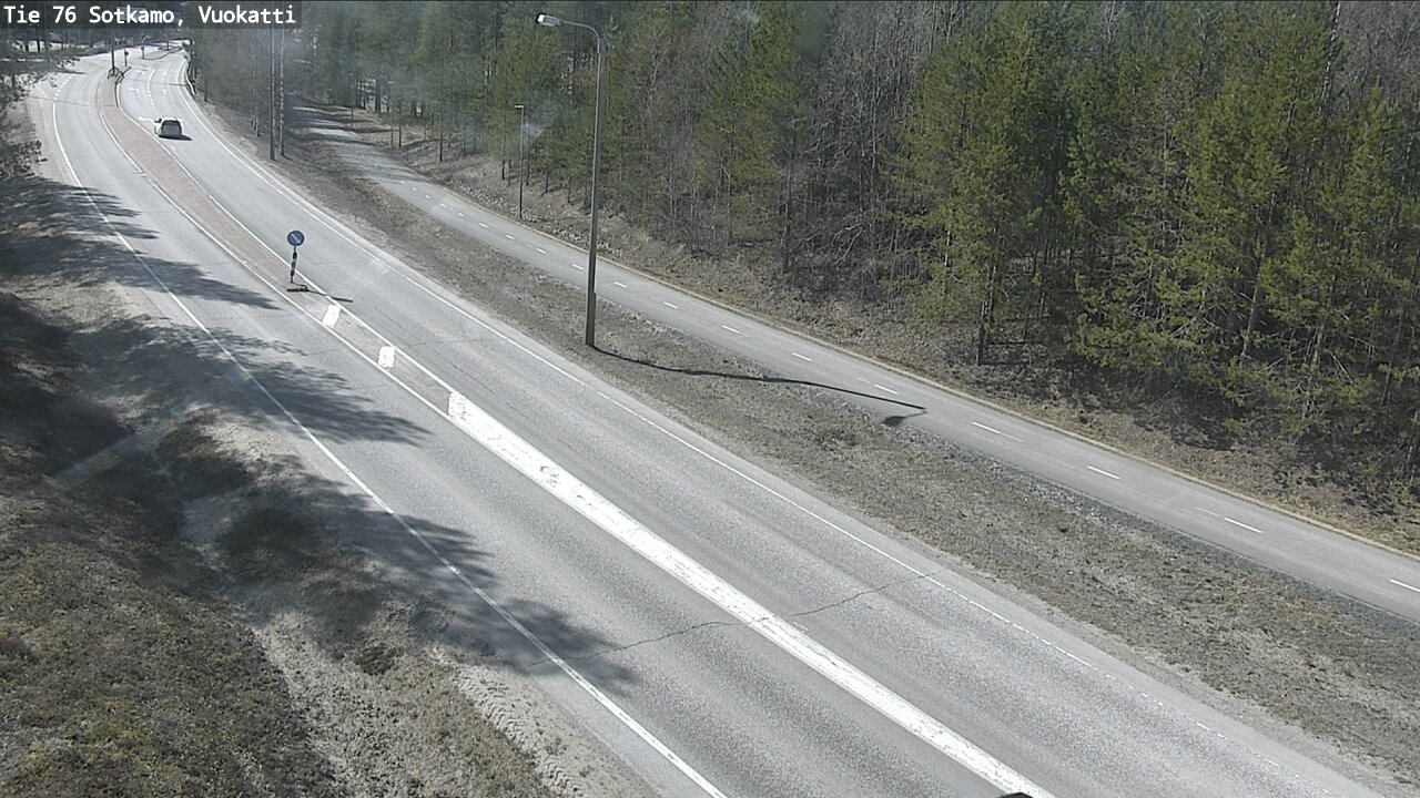 Weather Camera Image Road 76 Sotkamo, Vuokatti, Sotkamo, Kainuu