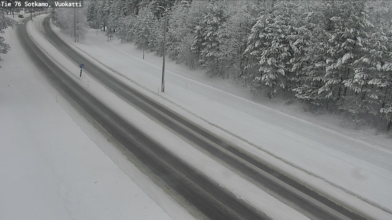 Weather Camera Image Road 76 Sotkamo, Vuokatti, Sotkamo, Kainuu