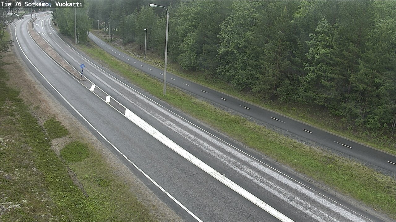 Weather Camera Image Road 76 Sotkamo, Vuokatti, Sotkamo, Kainuu