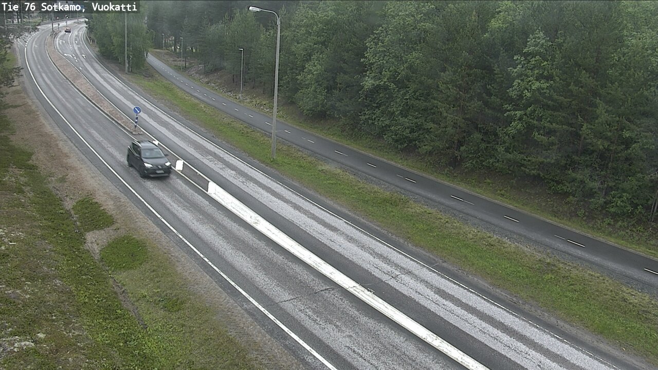 Weather Camera Image Road 76 Sotkamo, Vuokatti, Sotkamo, Kainuu
