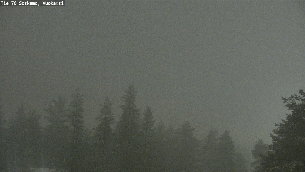 Weather Camera Image Väg 76 Sotkamo, Vuokatti, Sotkamo, Kainuu