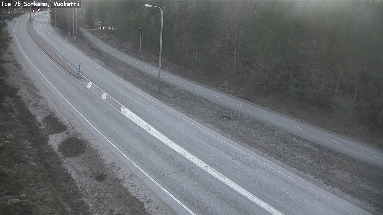 Weather Camera Image Road 76 Sotkamo, Vuokatti, Sotkamo, Kainuu