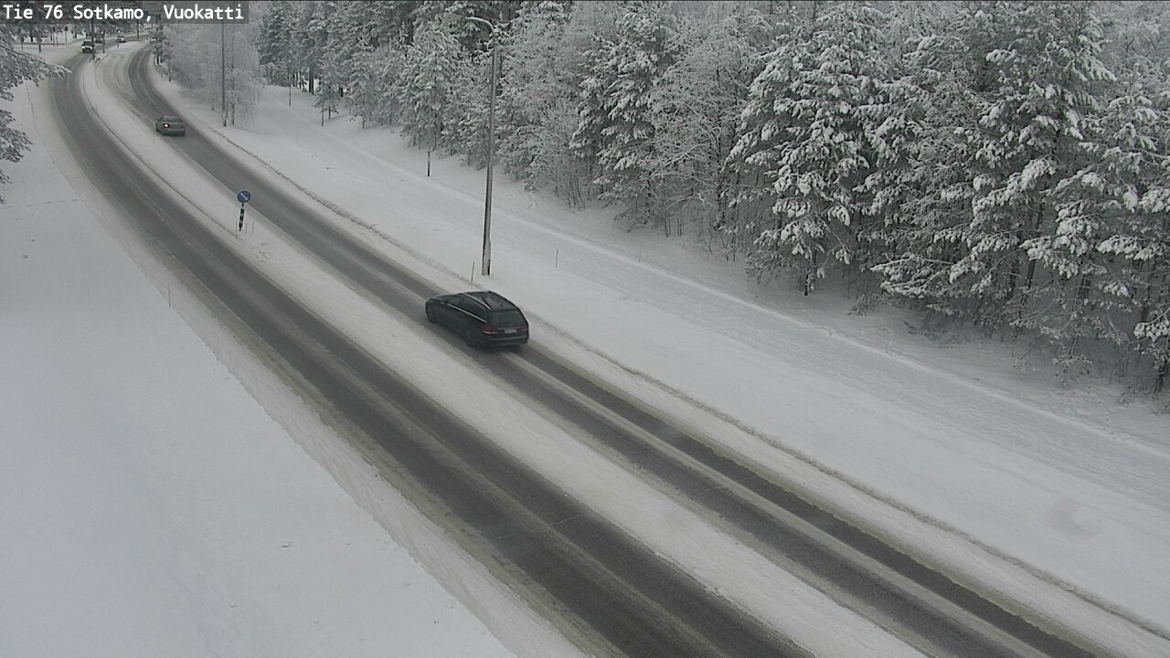 Weather Camera Image Road 76 Sotkamo, Vuokatti, Sotkamo, Kainuu