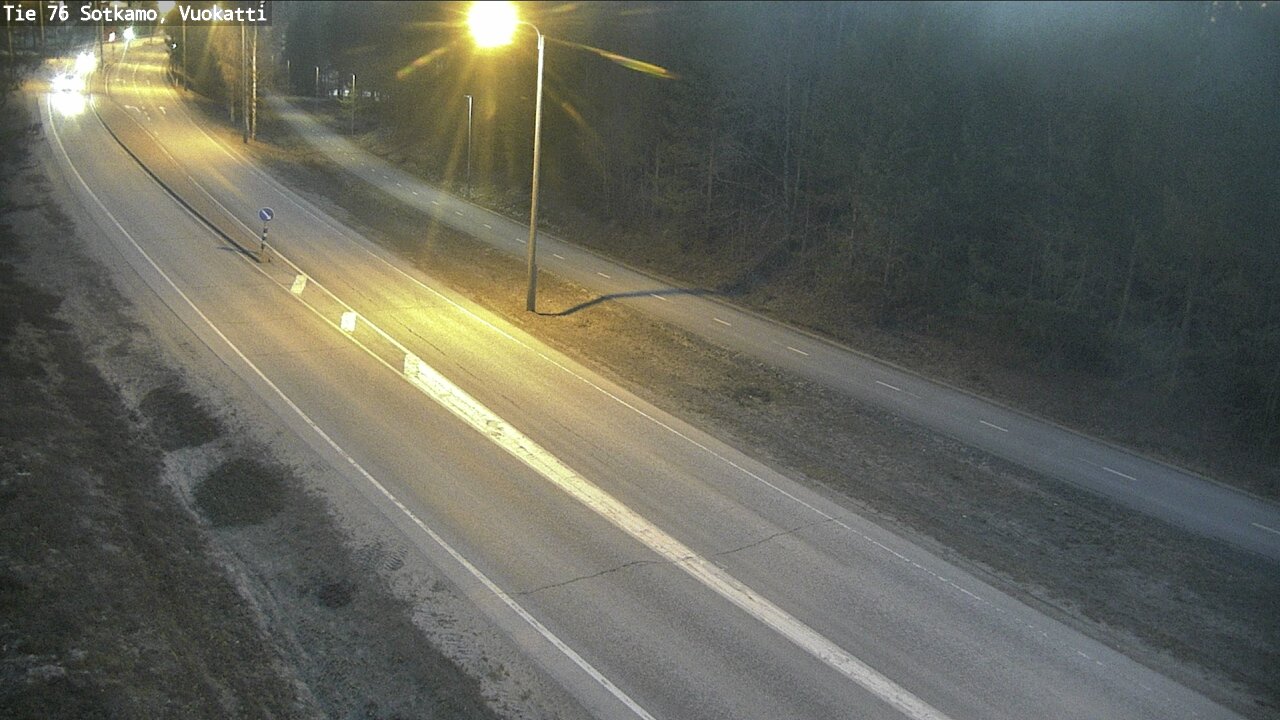 Weather Camera Image Road 76 Sotkamo, Vuokatti, Sotkamo, Kainuu
