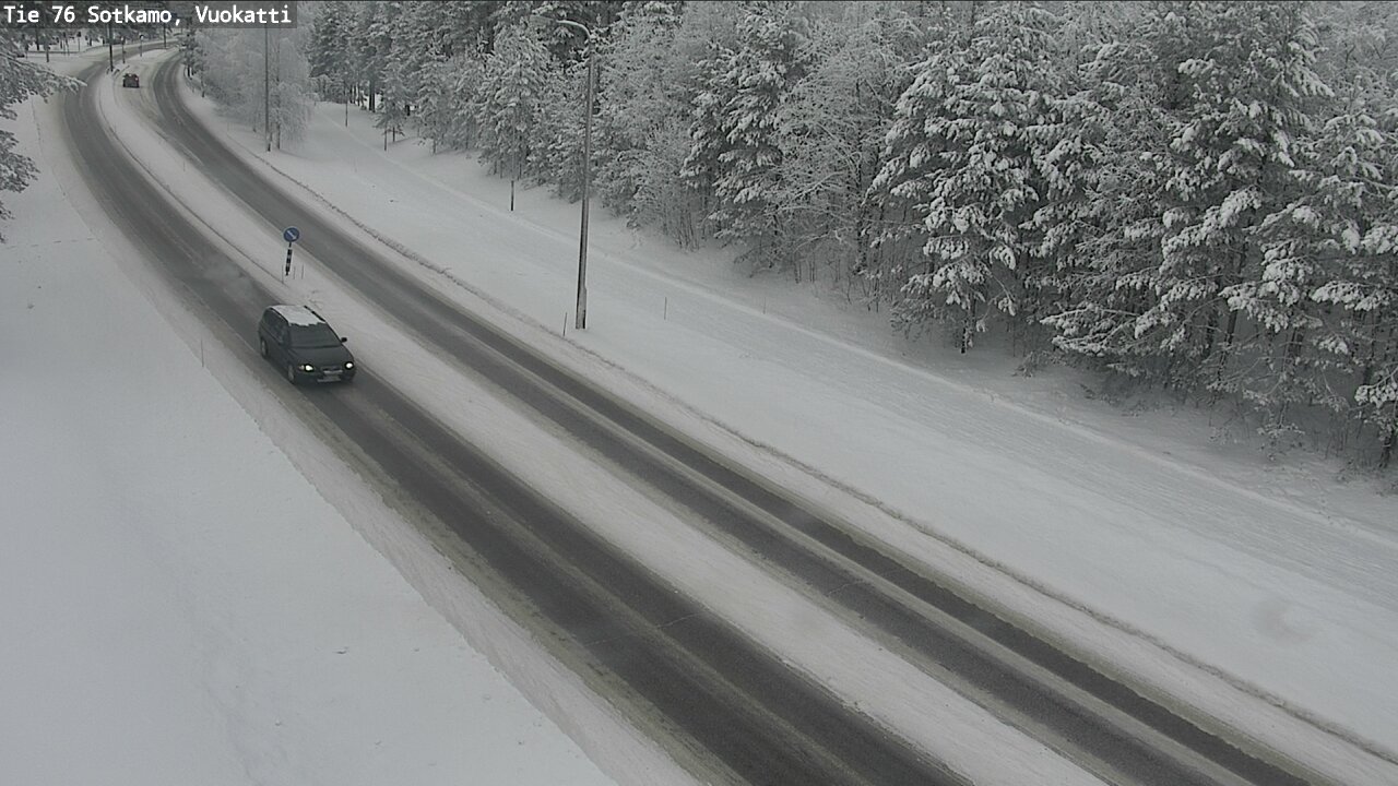 Weather Camera Image Road 76 Sotkamo, Vuokatti, Sotkamo, Kainuu