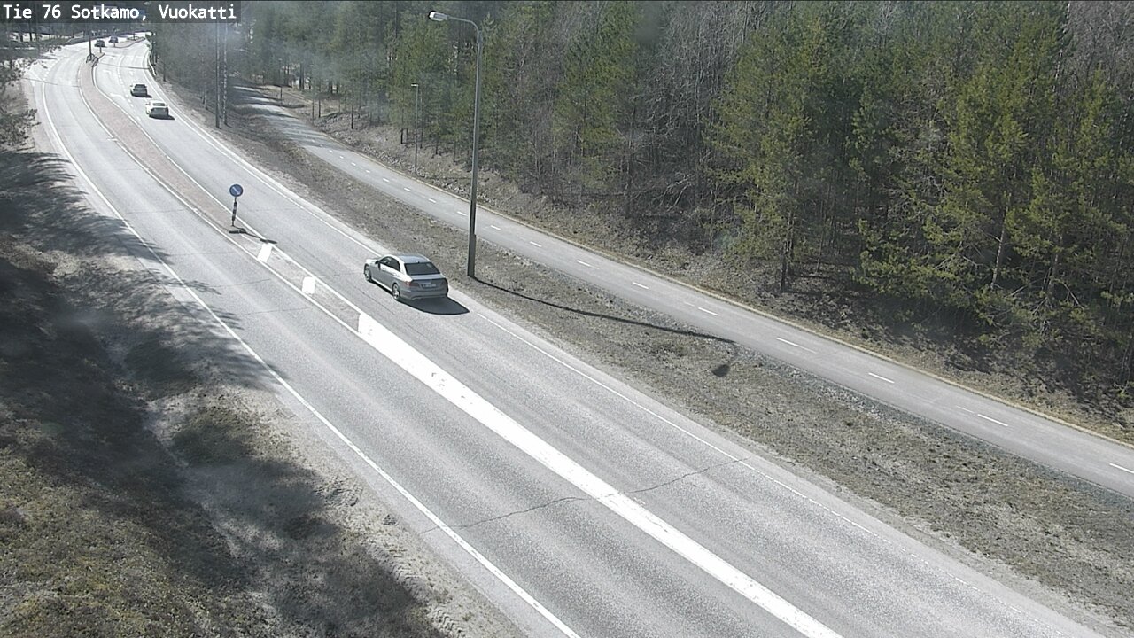 Weather Camera Image Road 76 Sotkamo, Vuokatti, Sotkamo, Kainuu