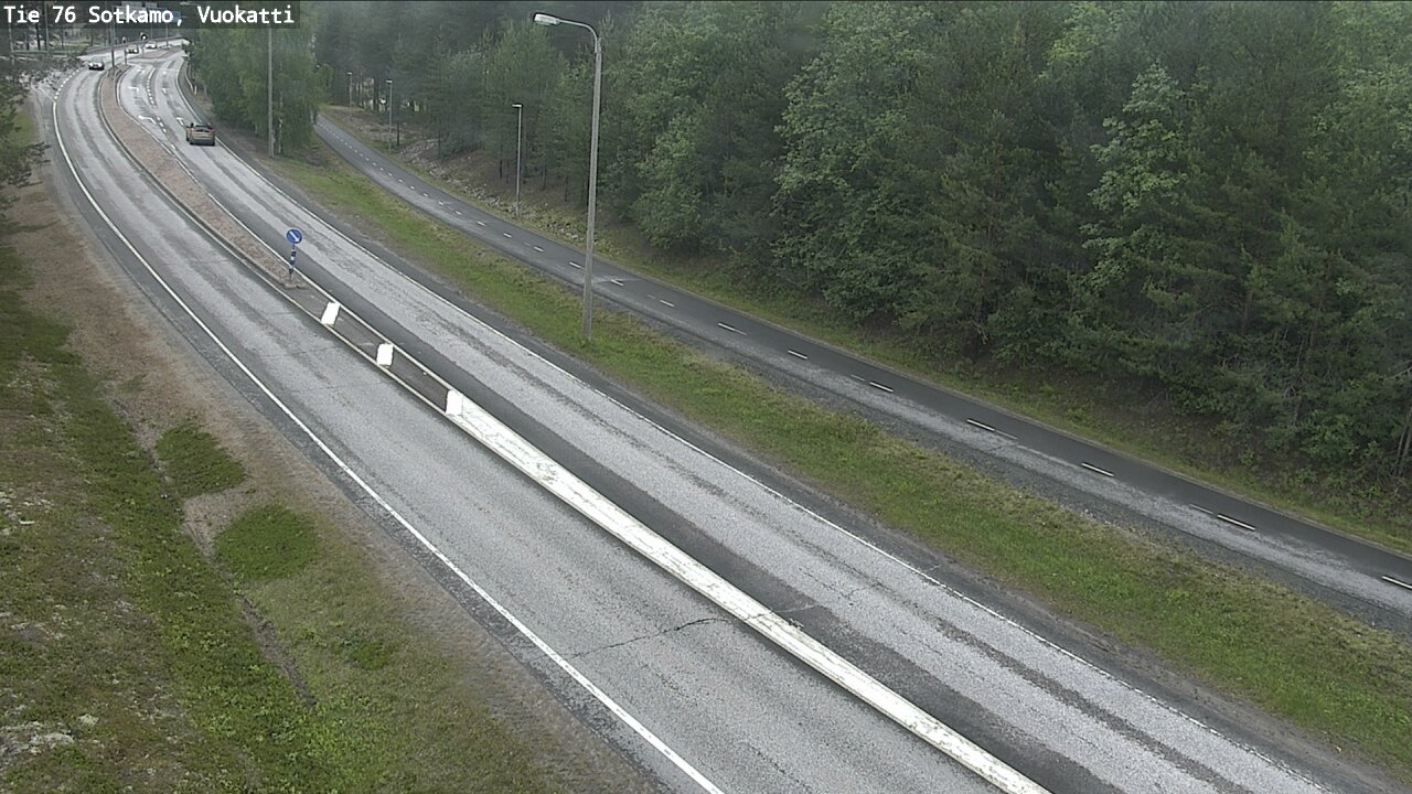 Weather Camera Image Road 76 Sotkamo, Vuokatti, Sotkamo, Kainuu