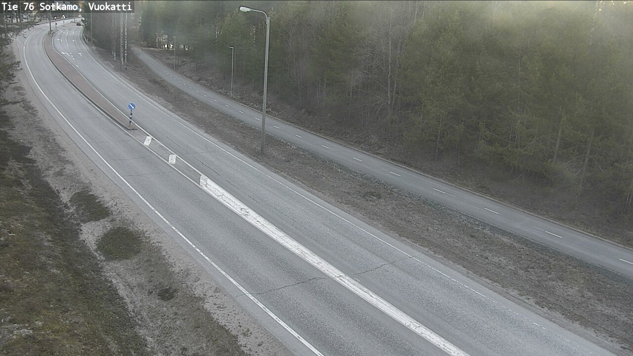 Weather Camera Image Road 76 Sotkamo, Vuokatti, Sotkamo, Kainuu
