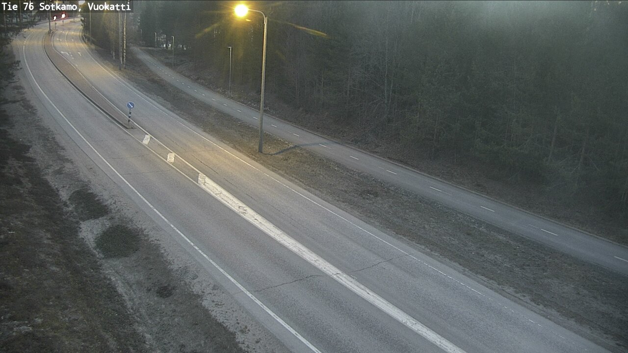 Weather Camera Image Road 76 Sotkamo, Vuokatti, Sotkamo, Kainuu