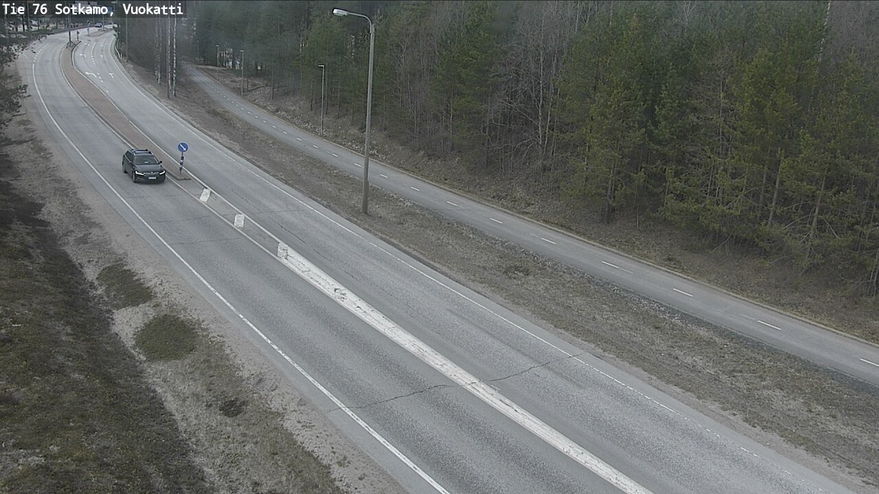 Weather Camera Image Road 76 Sotkamo, Vuokatti, Sotkamo, Kainuu