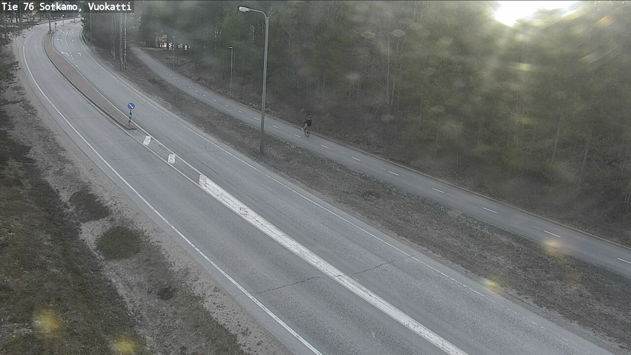 Weather Camera Image Road 76 Sotkamo, Vuokatti, Sotkamo, Kainuu