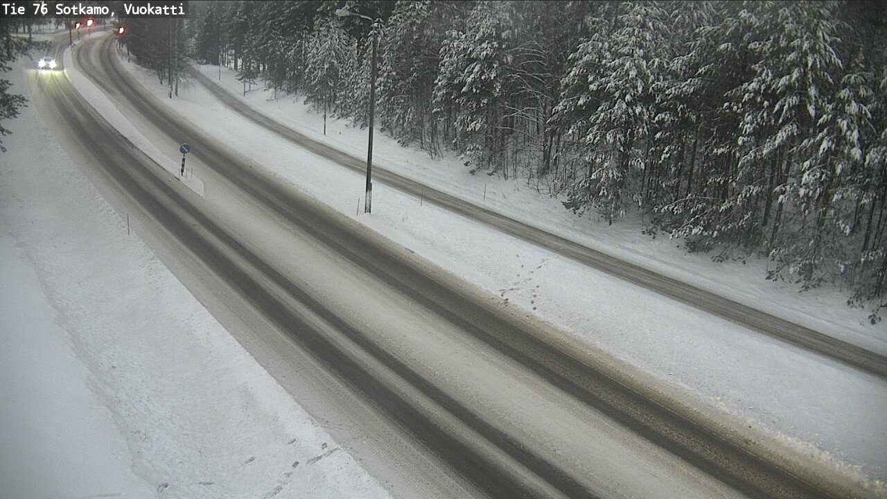Weather Camera Image Väg 76 Sotkamo, Vuokatti, Sotkamo, Kainuu